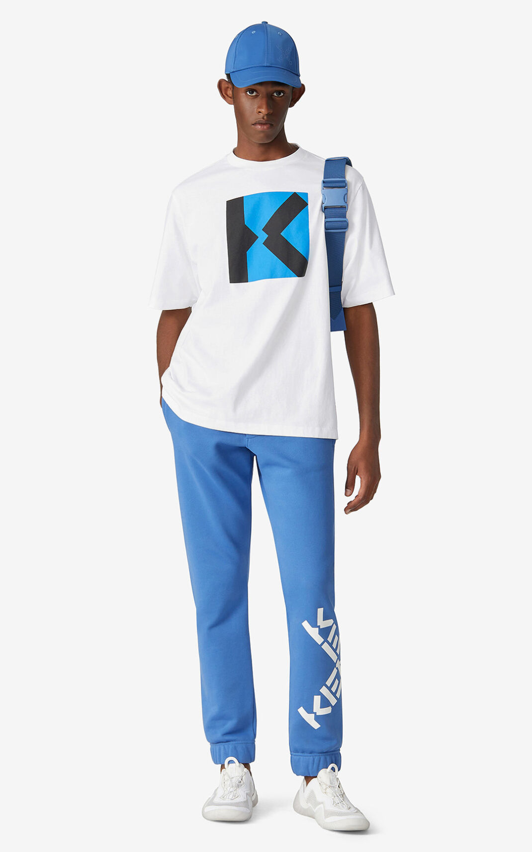 Kenzo Sport Big X Joggingbukser Herre - Blå DK-983747